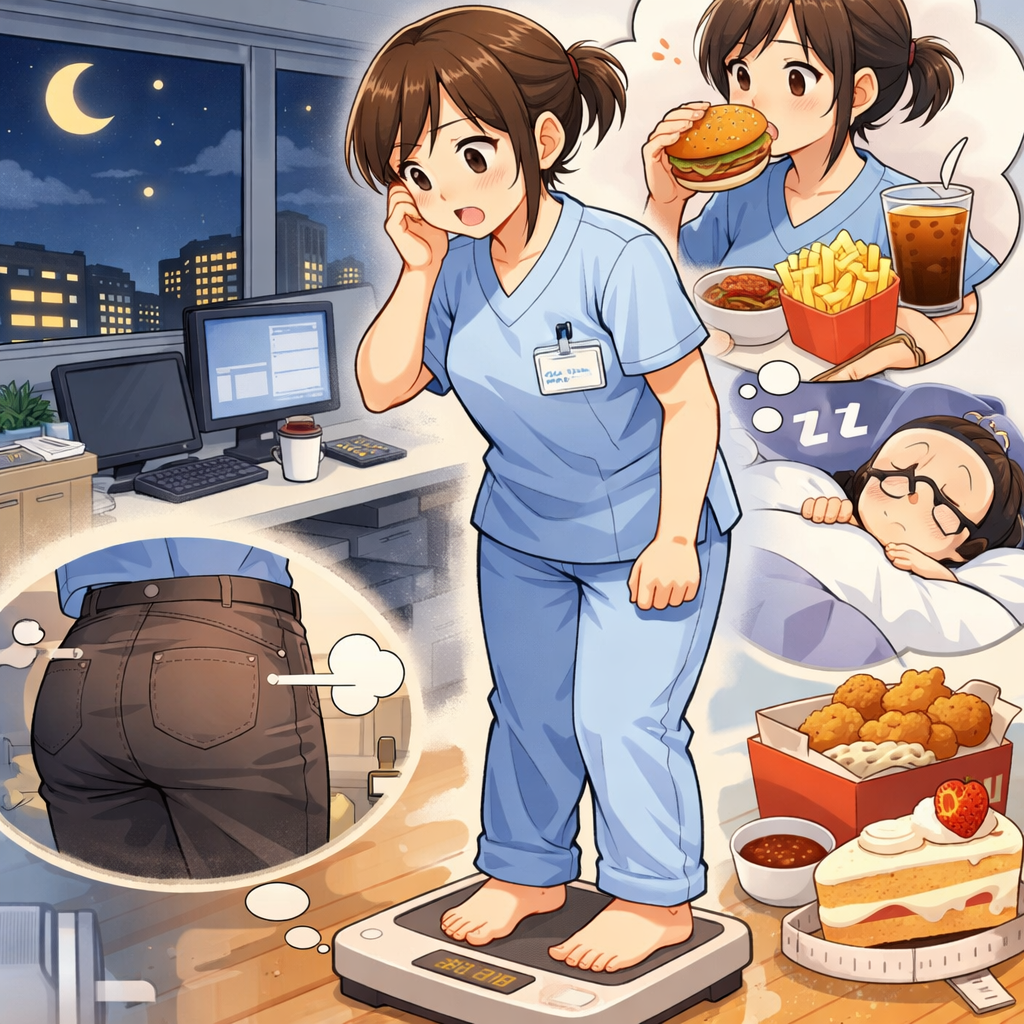 夜勤専従で体重が増えた本当の理由と見直したい習慣は何ですか？