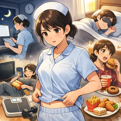 夜勤専従になって体型が変わった理由を習慣別に解説？
