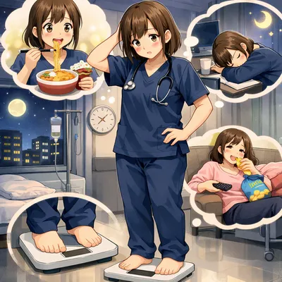 夜勤専従で太った理由を時系列で振り返ってみた結果ってどうなの？