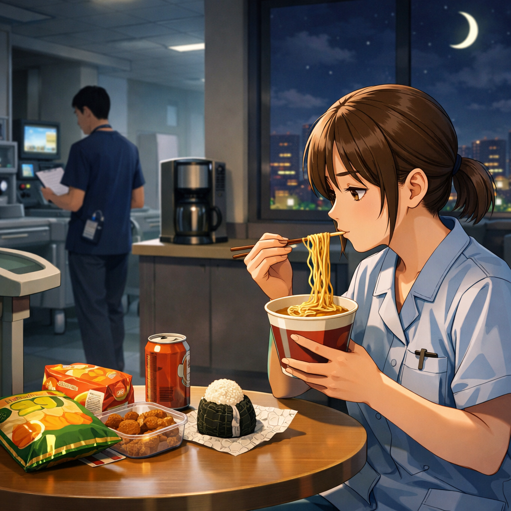 夜勤専従で太った原因は夜食だった?生活習慣から見えた真実
