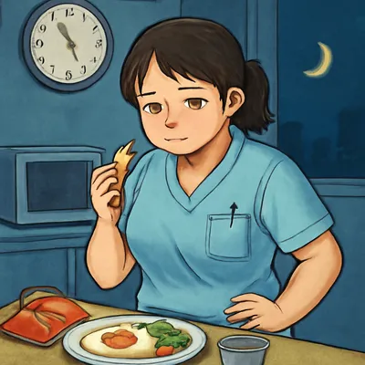 夜勤専従で太る理由は簡単だった！見落としやすい習慣とは？
