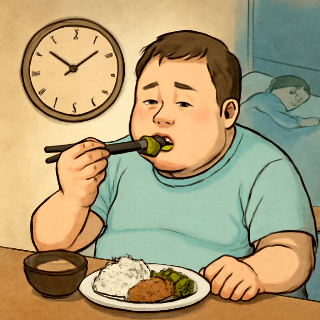 夜勤専従で太った理由を食事時間と睡眠時間から考察する?