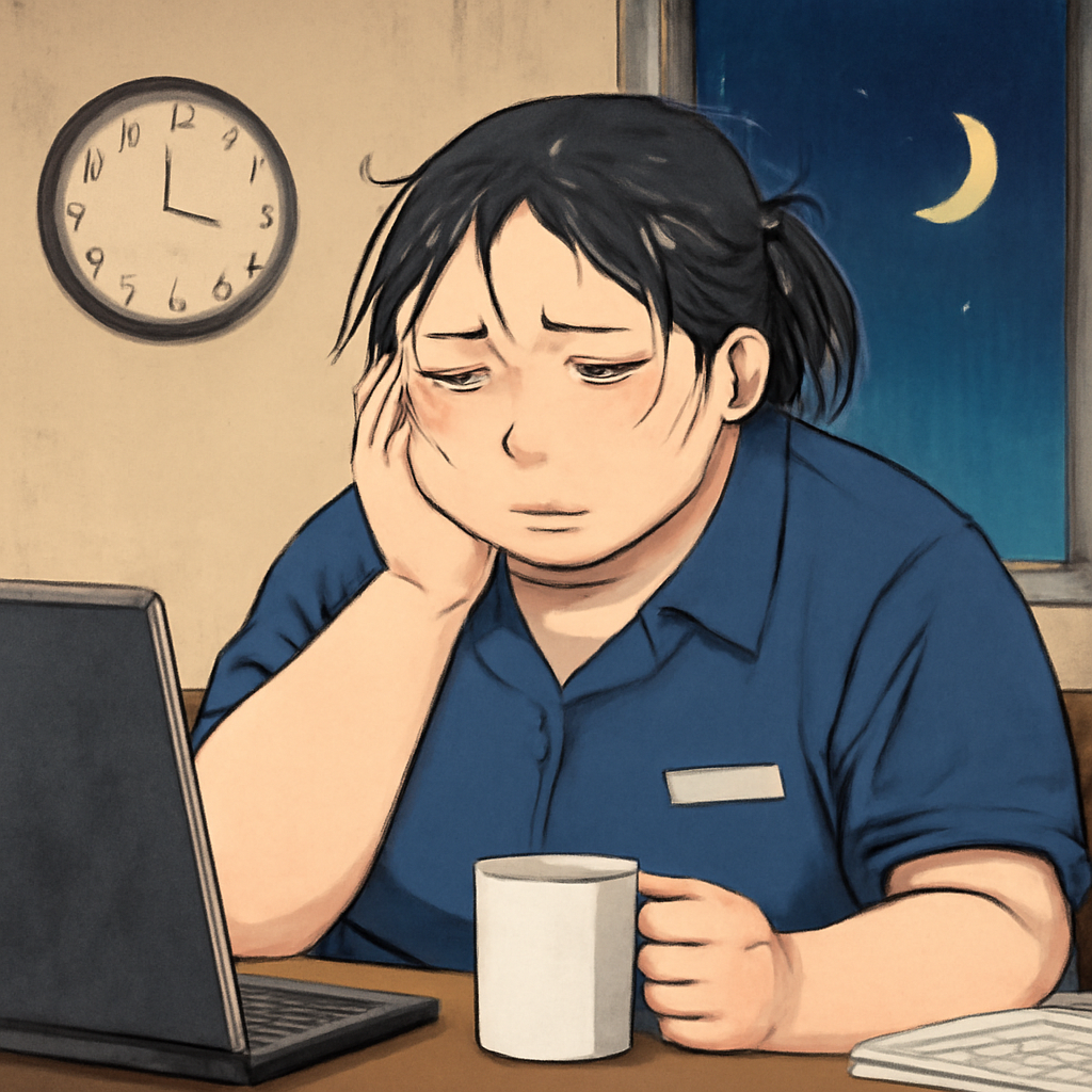夜勤専従で太ったのは生活リズムの乱れが原因だった話？