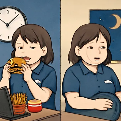 夜勤専従で太る人の共通点を生活習慣から比較してみた？