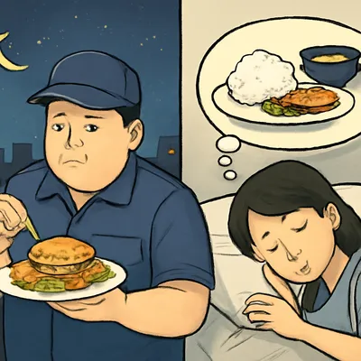 夜勤専従で太ったのはなぜか 食事と睡眠の関係を検証？