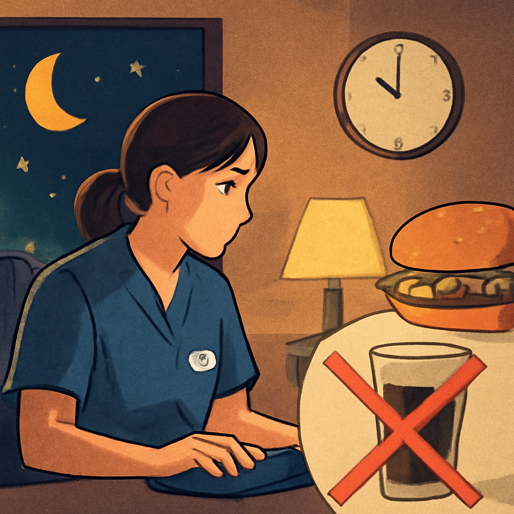 夜勤専従で太る人が避けたい習慣と今すぐできる対策は何?