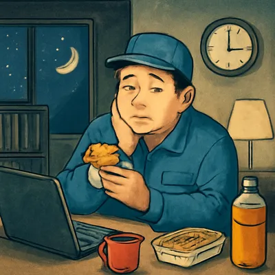 夜勤専従で体重が増えた背景にある生活習慣のクセとは？