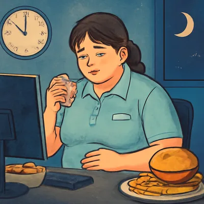 夜勤専従で太る理由は小さな習慣の積み重ねだった？